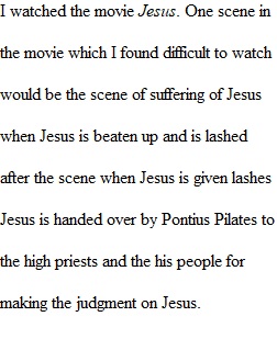 Activity 3.3 Jesus in the Movies
